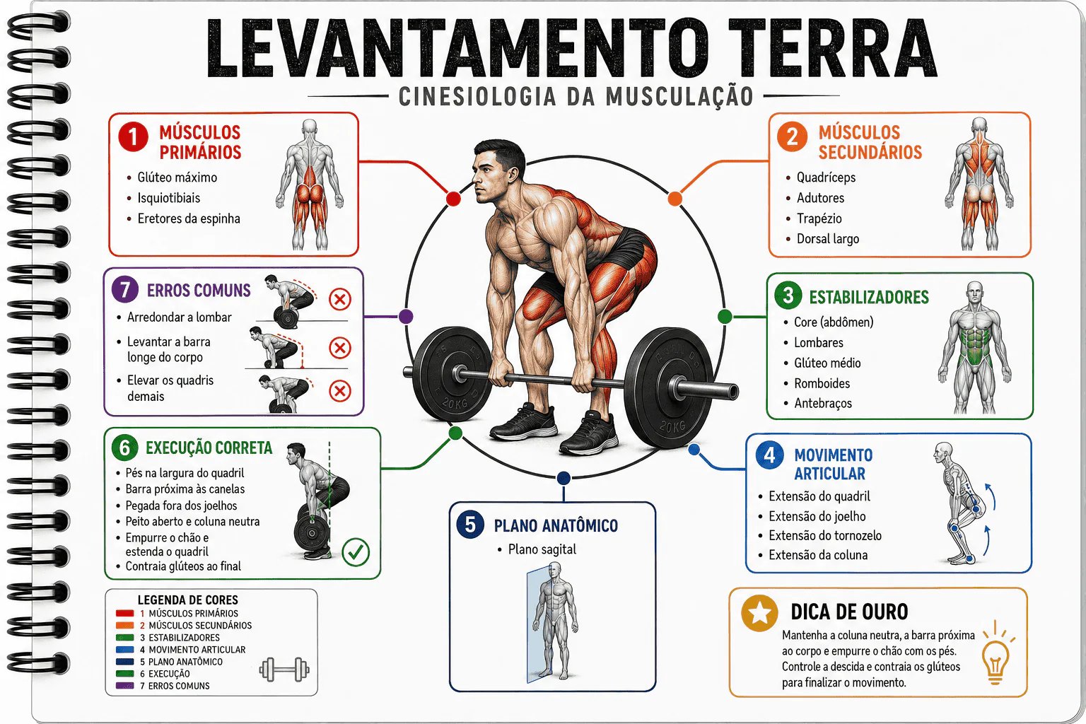 Kinesiology visual study card 4